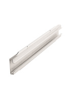 Furnipart - Wall Double - greb i Aluminium Inox look L296mm B14,9/20,5mm H